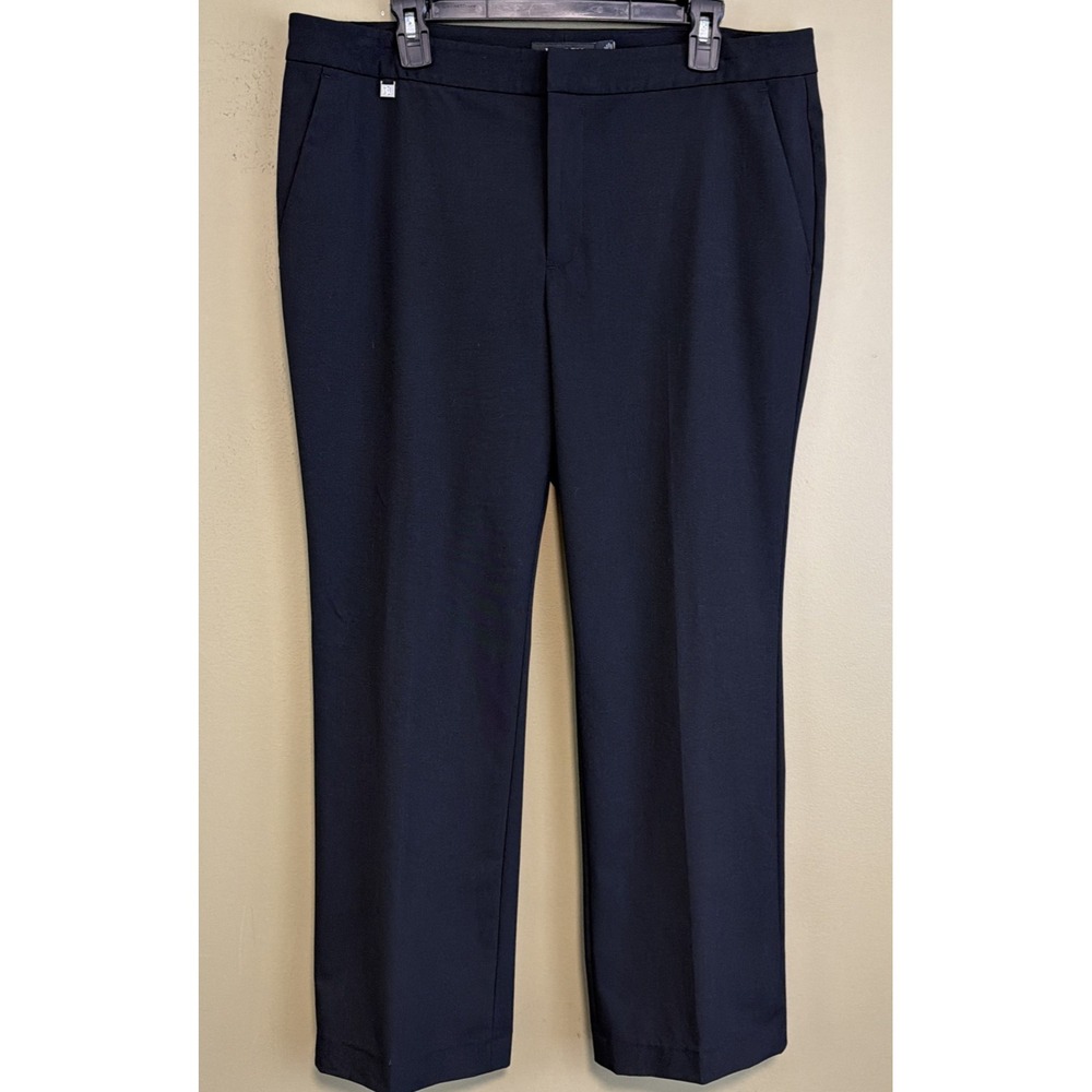 Ralph Lauren Pants Women's 14 Black Label Trouser Dress Viscose Nylon RLR Charm